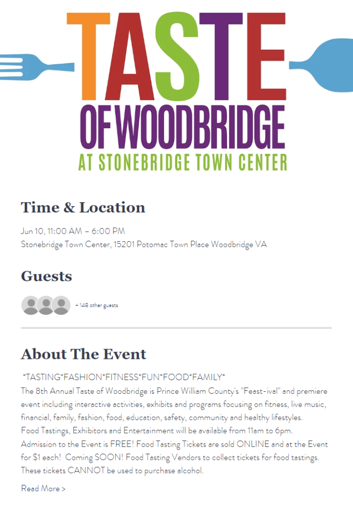 Event Image - Taste of Woodbridge 2023